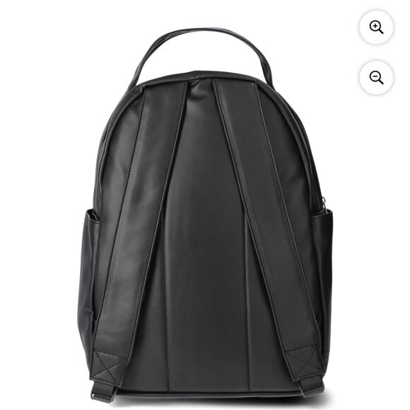 No Boundaries Women's Dome Backpack, Black 100% Polyurethane - Picture 3 of 4